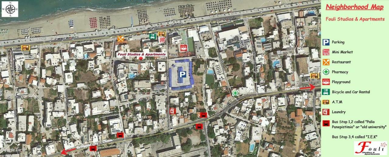 Fouli Studios & Apartments Rethymno  Екстер'єр фото